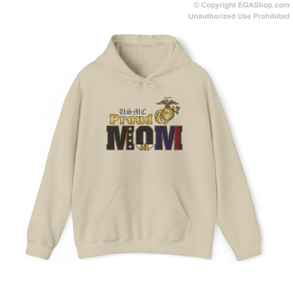 Hoodie: Dress Blue Proud Mom (Your Choice of Colors)