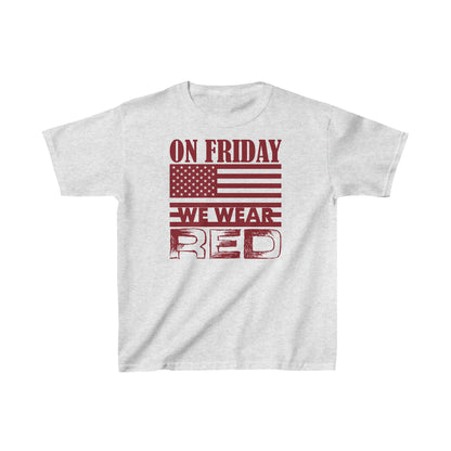 T-Shirt, Youth: On Friday We Wear Red