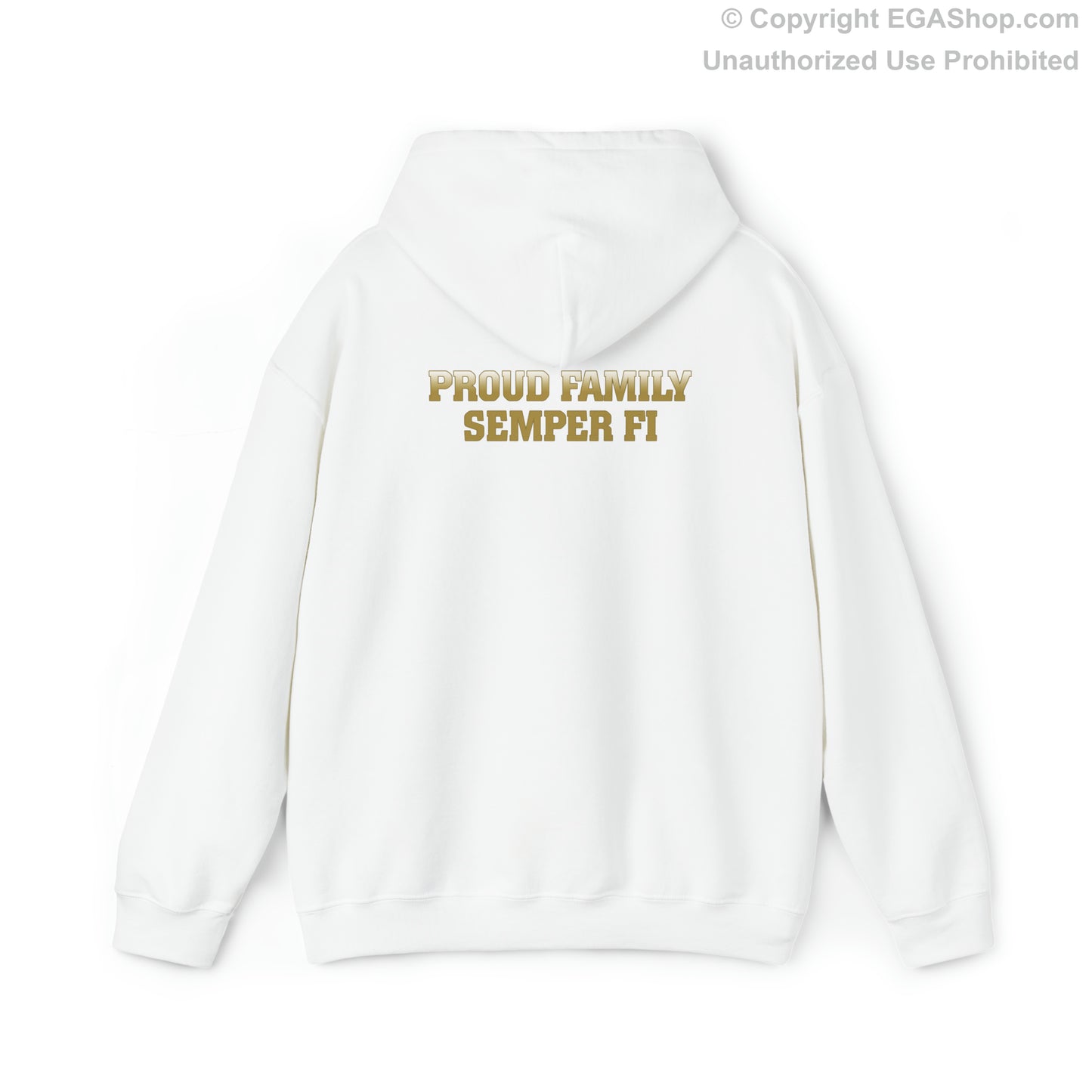 Hoodie: Golf Co. MCRD San Diego (EGA + Back Proud Family)