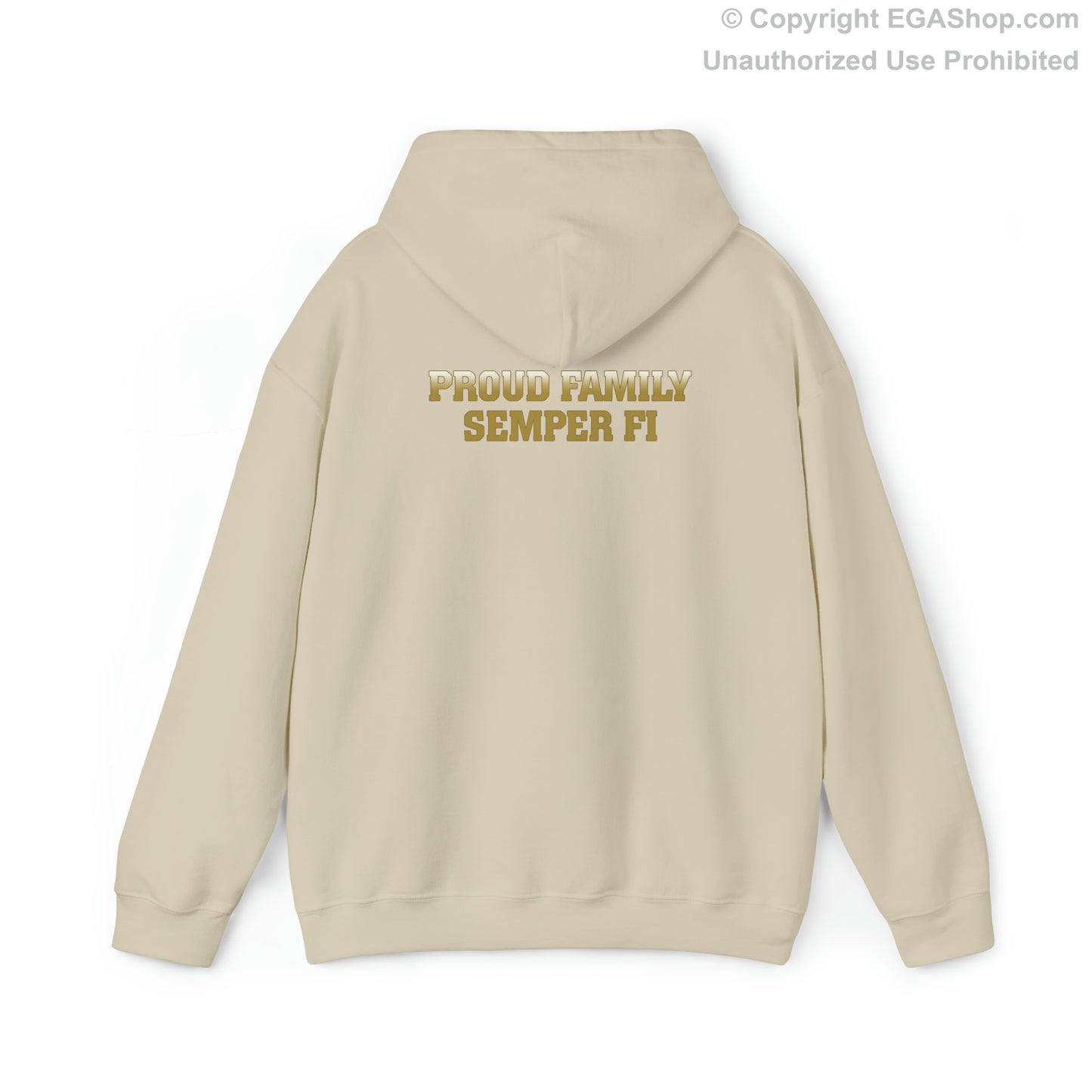 Hoodie: Echo Co. MCRD San Diego (EGA + Back Proud Family)