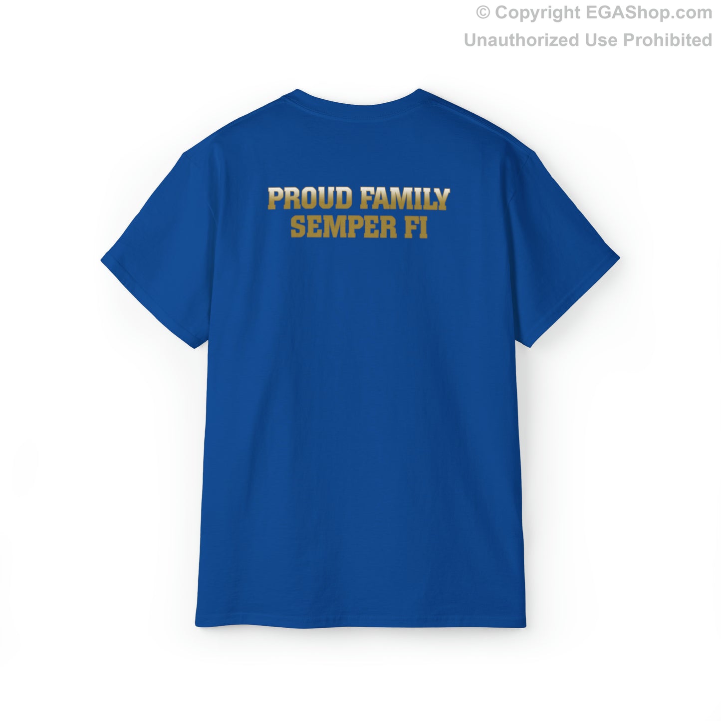 T-Shirt: Kilo Co. MCRD Parris Island (EGA + Back Proud Family)