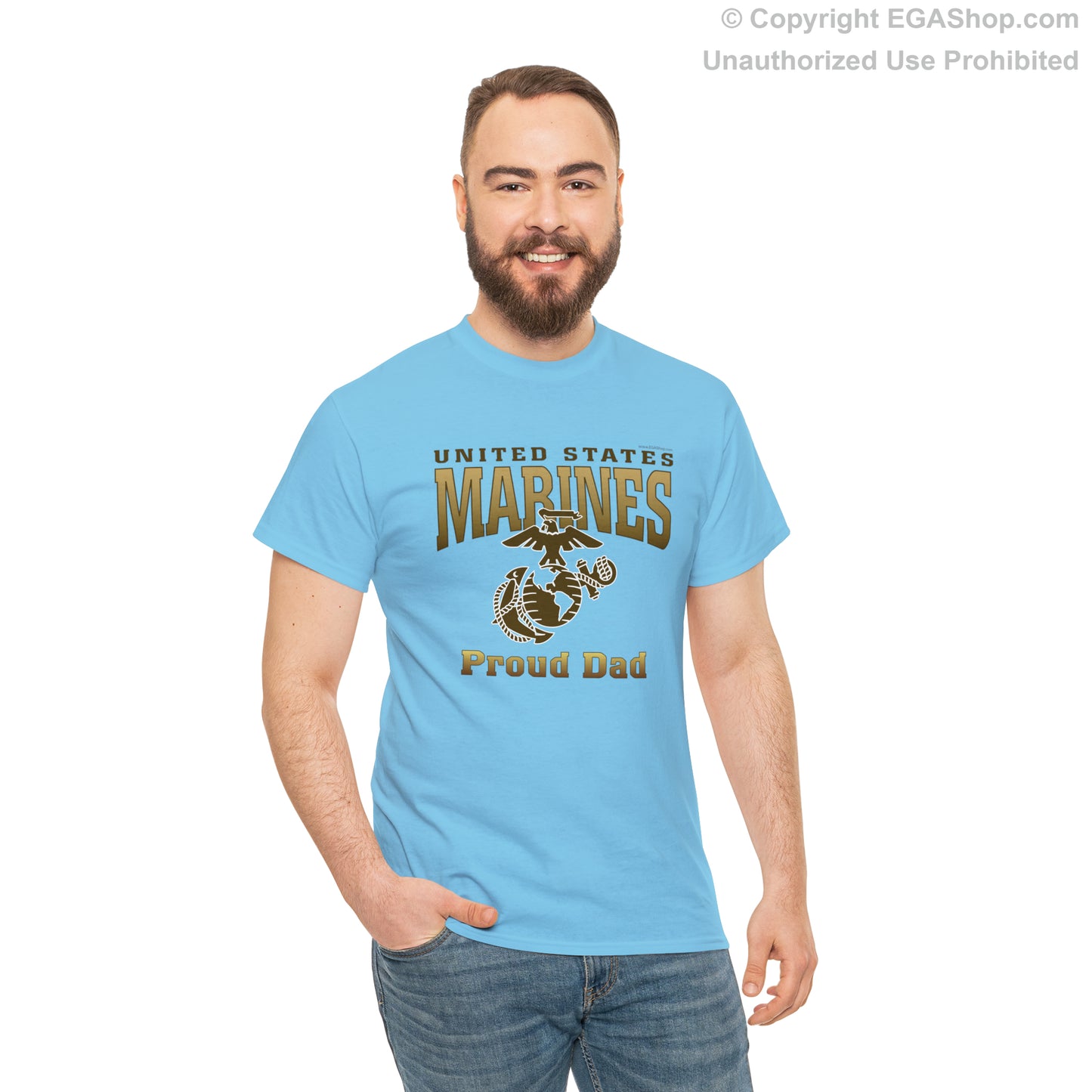 T-Shirt: United States Marines Proud Dad