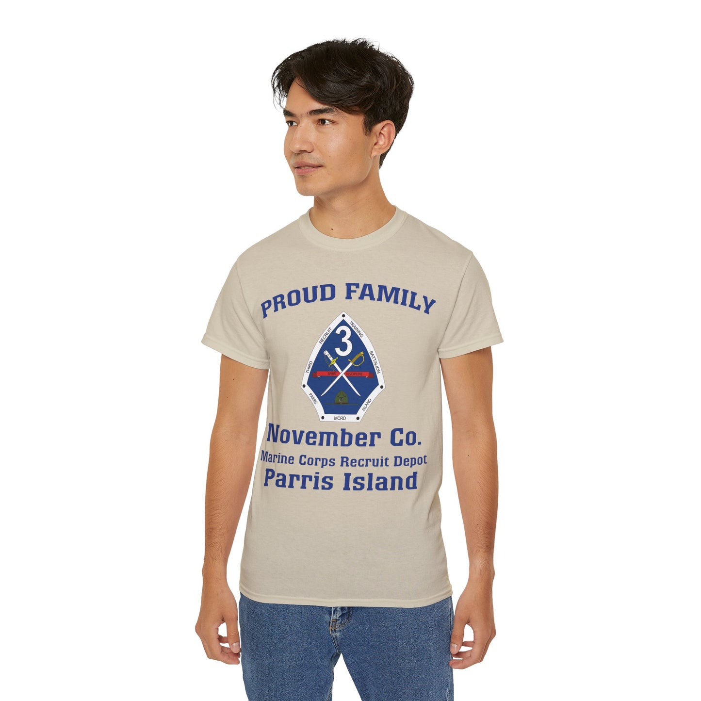 T-Shirt: November Co. MCRD Parris Island (3rd Battalion Crest)