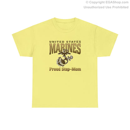 T-Shirt: United States Marines Proud Step-Mom