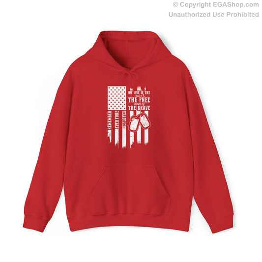 Hoodie: Red Friday Land of the Free