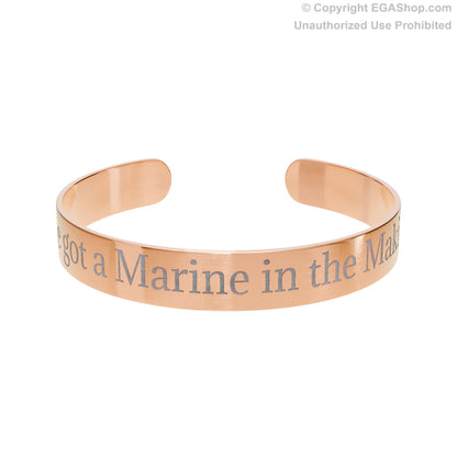 Marine in the Making Cuff Bracelet