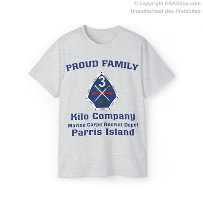 T-Shirt: Kilo Co. MCRD Parris Island (3rd Battalion Crest)