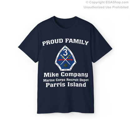 T-Shirt: Mike Co. MCRD Parris Island (3rd Battalion Crest)