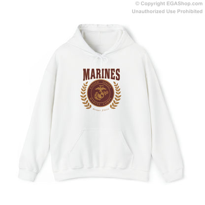 Hoodie: Marines Red Seal (Color Choices)