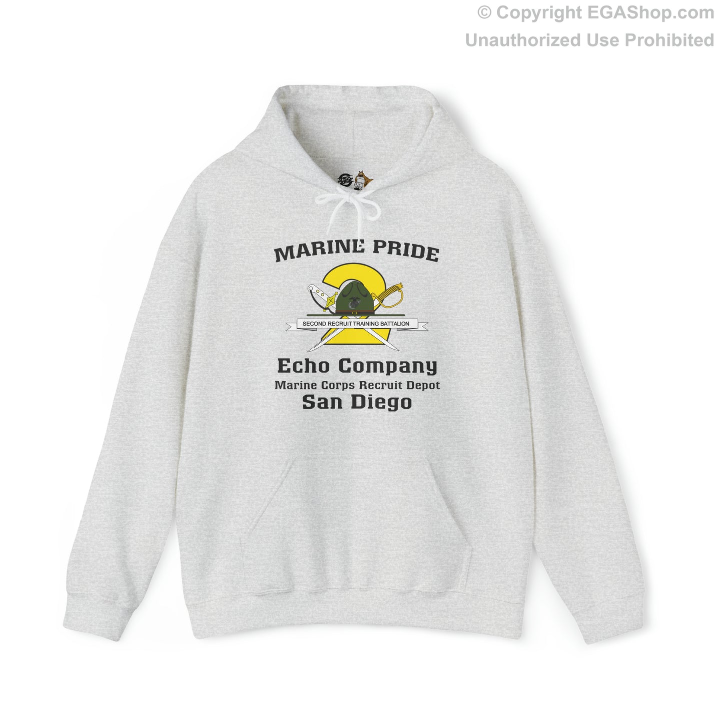 Hoodie, Adult: 2nd Btn Echo San Diego