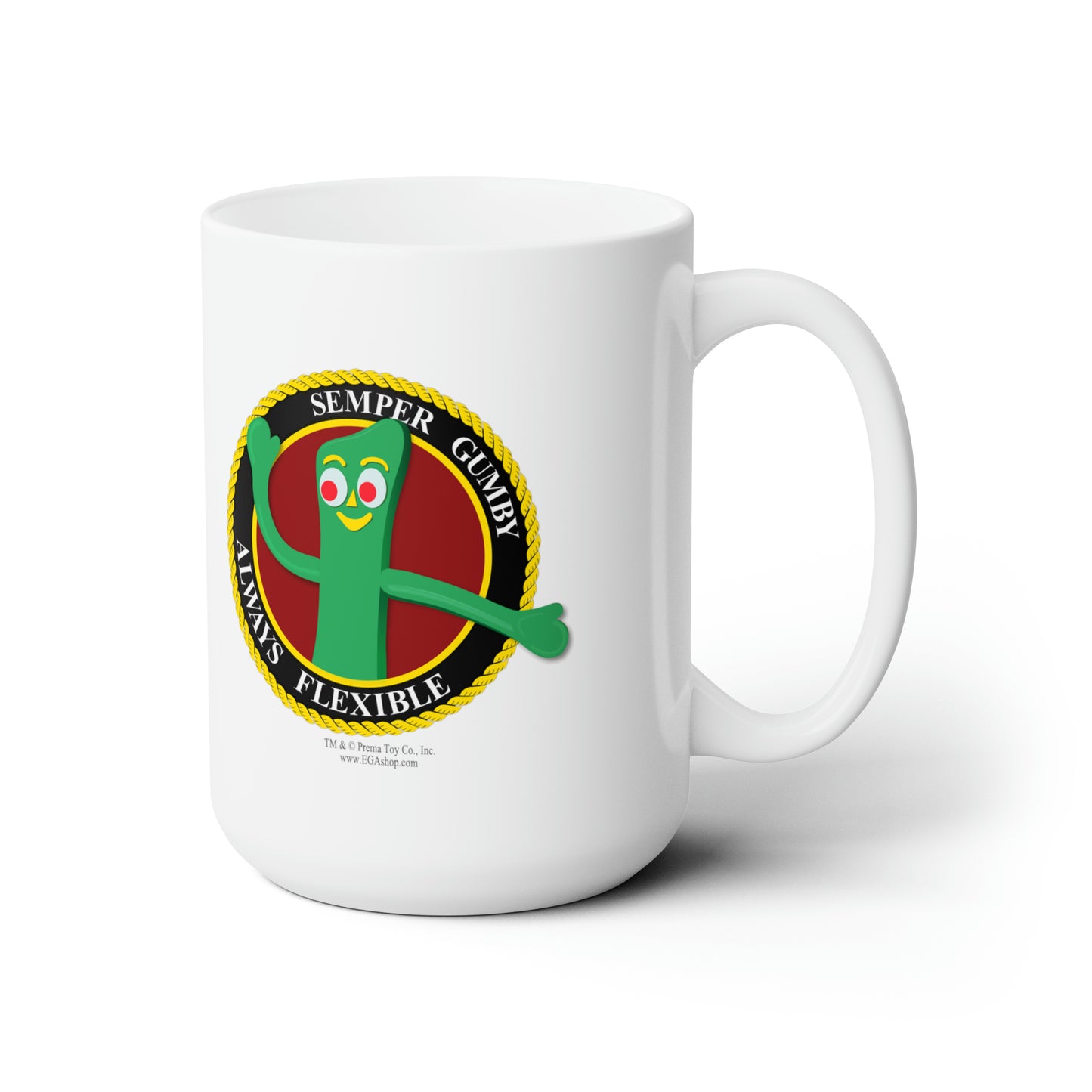 Coffee Mug 15oz: Semper Gumby