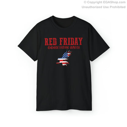 T-Shirt, Unisex: R.E.D. Friday with American Flag Eagle