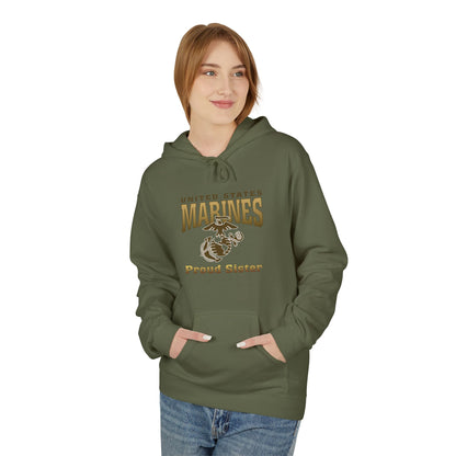 Hoodie Midweight Softstyle: United States Marines Proud Sister