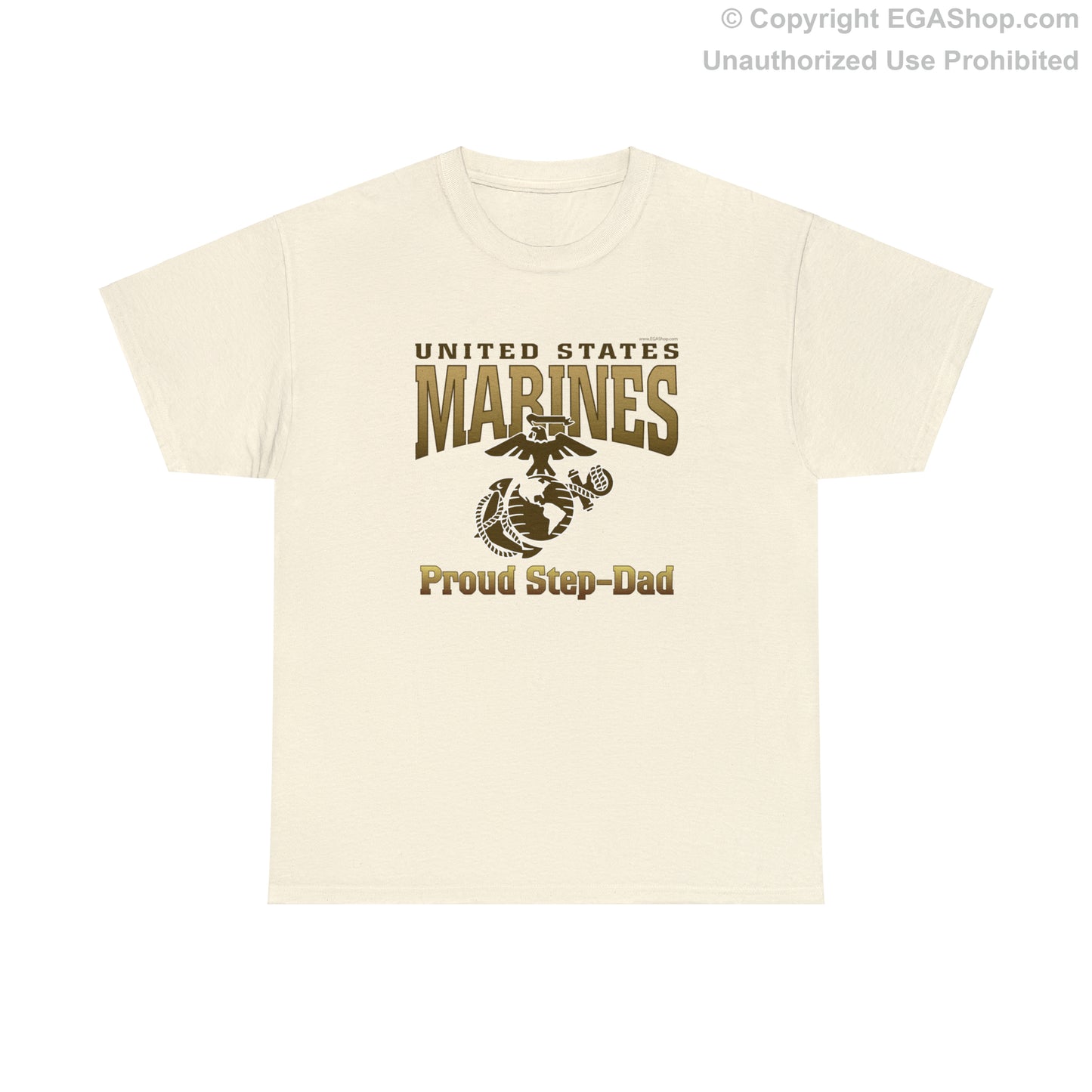 T-Shirt: United States Marines Proud Step-Dad