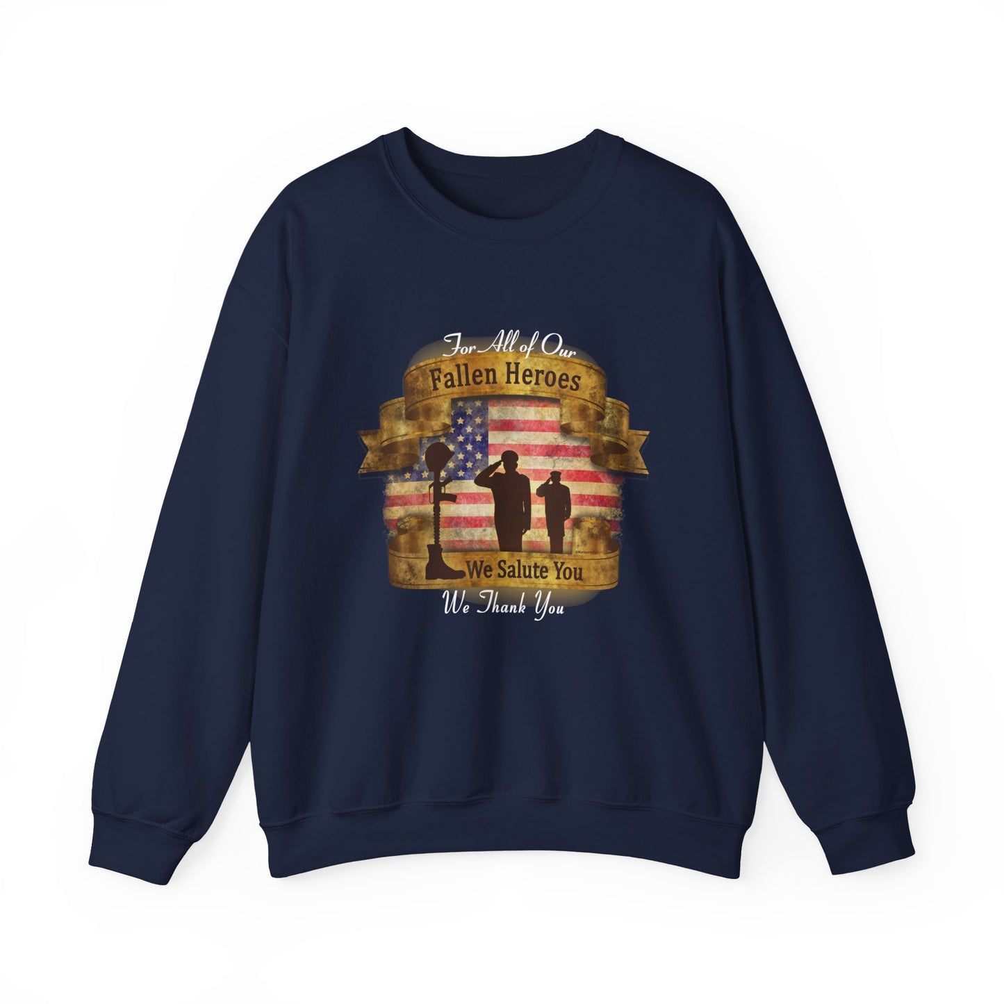 Fallen Heroes Salute Crewneck Sweatshirt