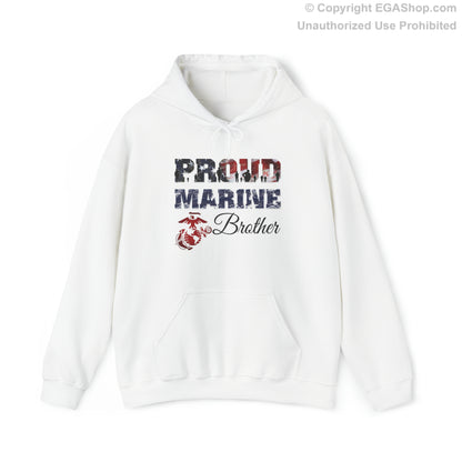 Hoodie Proud Marine Brother (Your Choice of Colors)