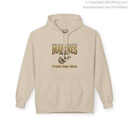 Hoodie Midweight Softstyle: United States Marines Proud Step-Mom