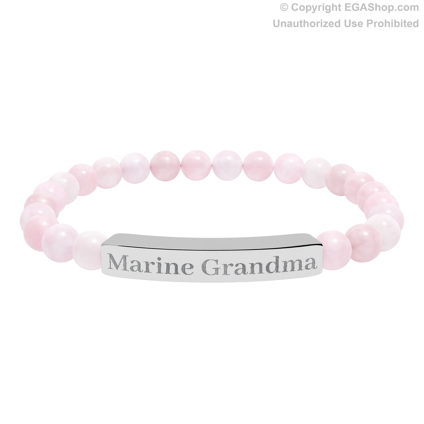 Marine Grandma Natural Stone Bead Bracelet