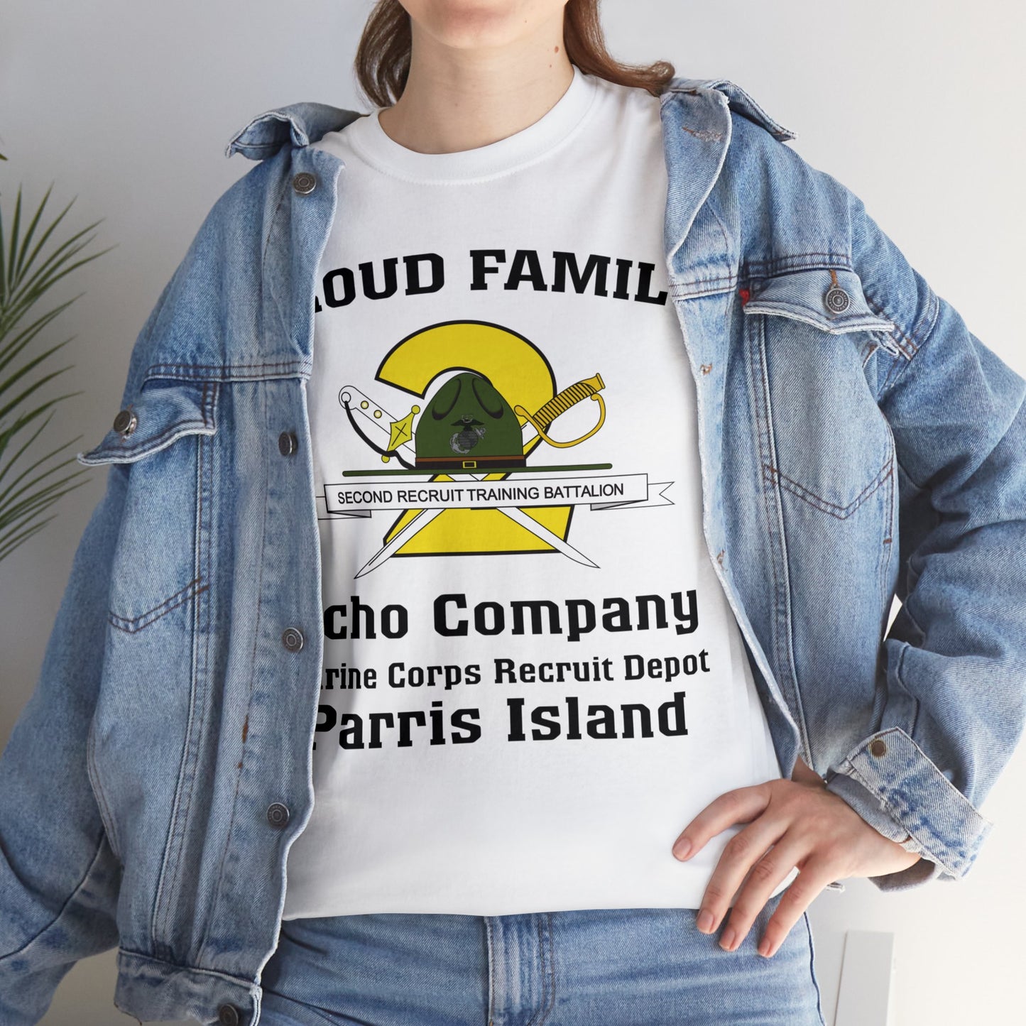 T-Shirt: Echo Co. MCRD Parris Island (2nd Battalion Crest)
