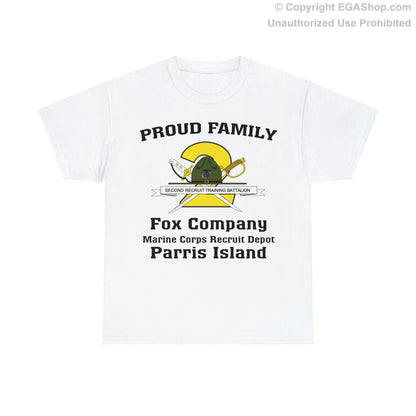 T-Shirt: Fox Co. MCRD Parris Island (2nd Battalion Crest)