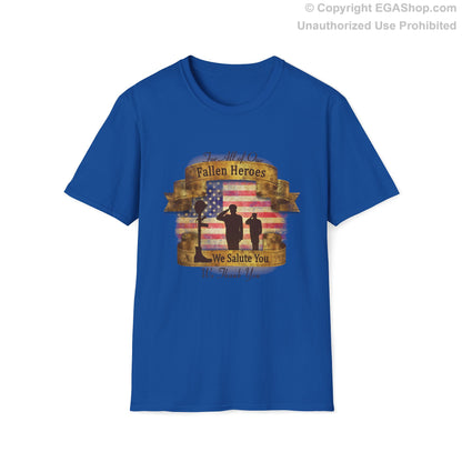 Fallen Heroes Memorial T-Shirt — 'We Salute You' Patriotic Tribute
