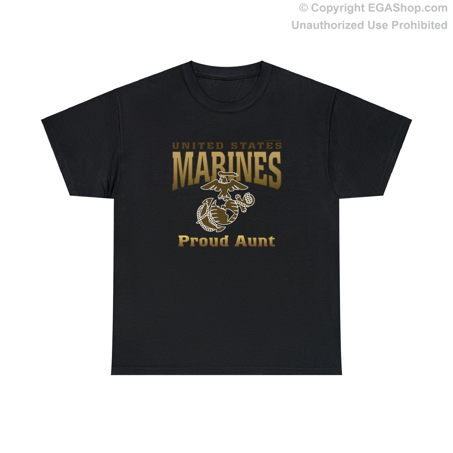 T-Shirt: United States Marines Proud Aunt