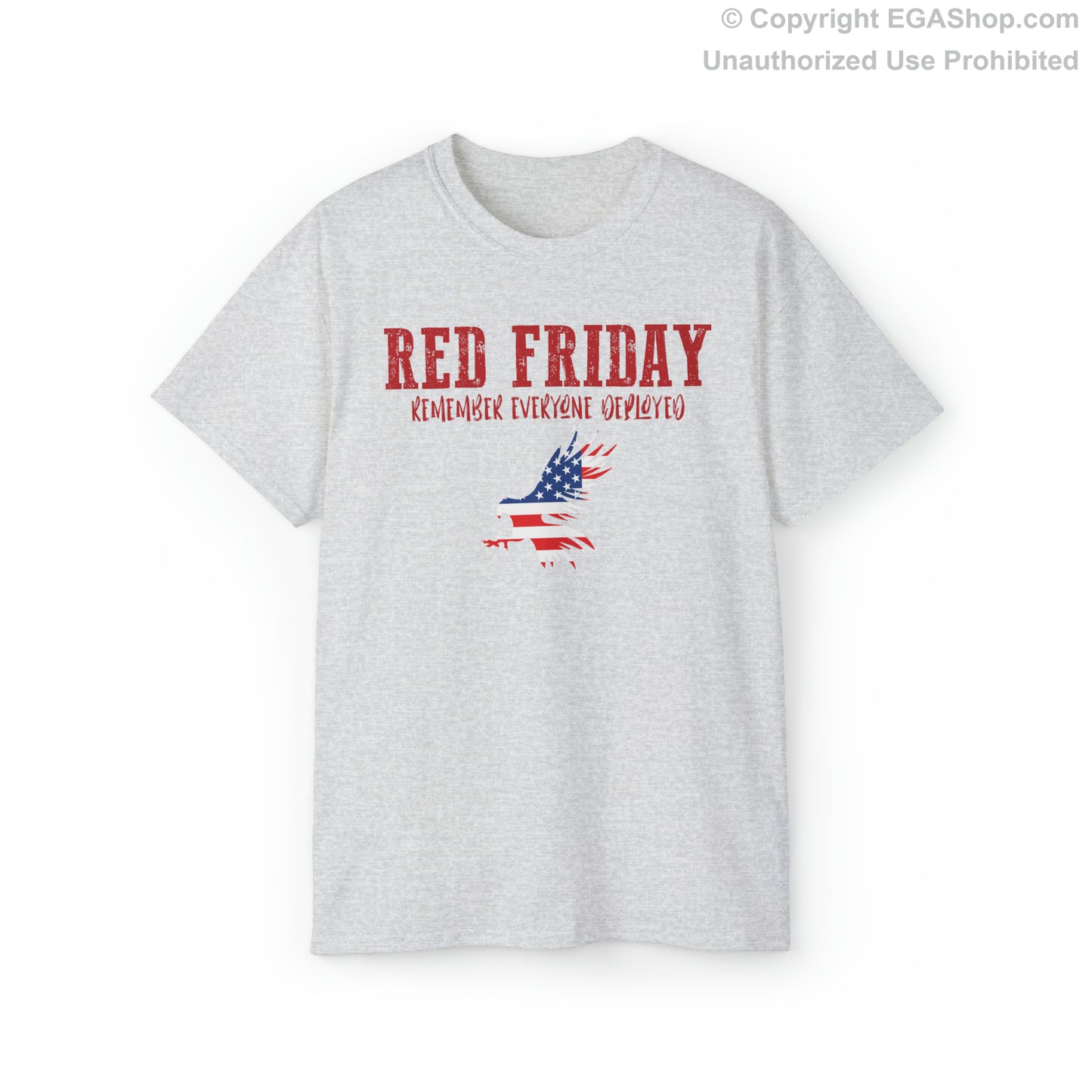 T-Shirt, Unisex: R.E.D. Friday with American Flag Eagle