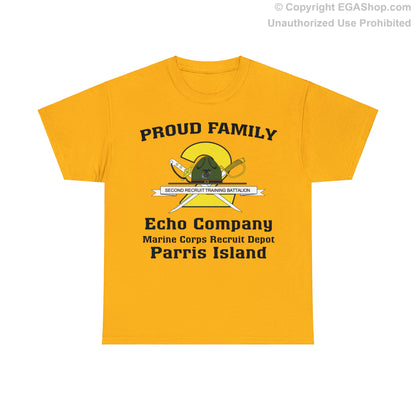 T-Shirt: Echo Co. MCRD Parris Island (2nd Battalion Crest)