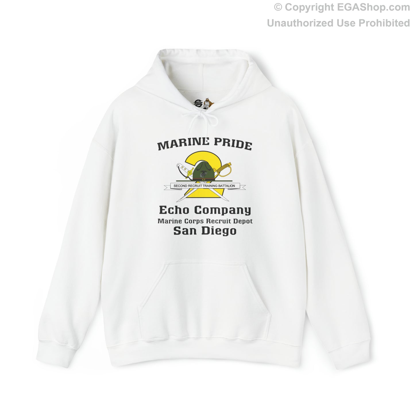 Hoodie, Adult: 2nd Btn Echo San Diego