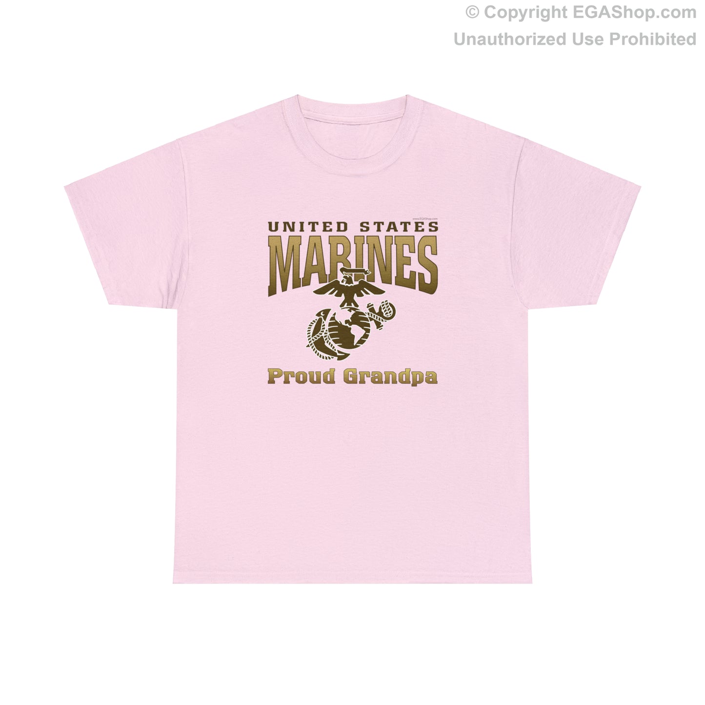 T-Shirt: United States Marines Proud Grandpa
