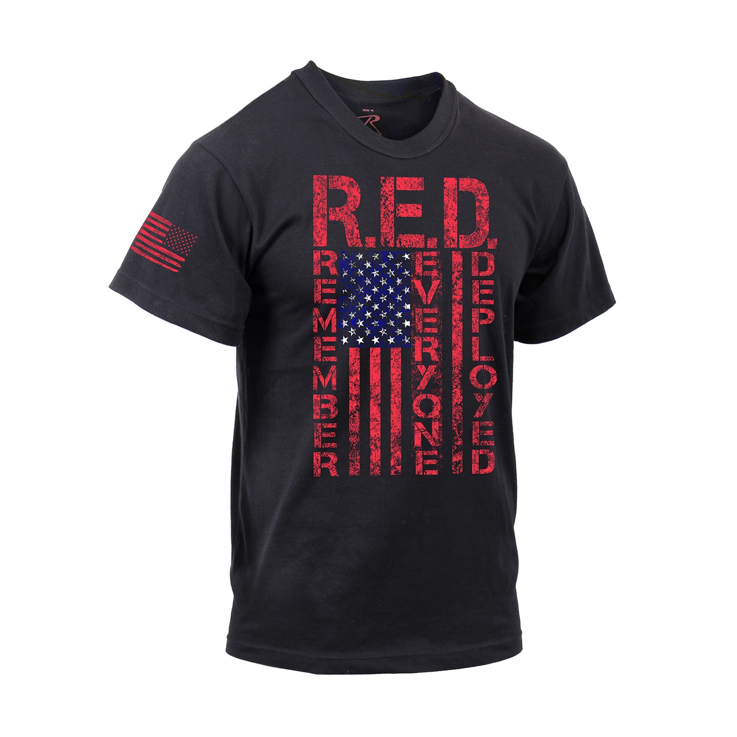 T-Shirt: R.E.D. (Remember Everyone Deployed) Athletic Fit
