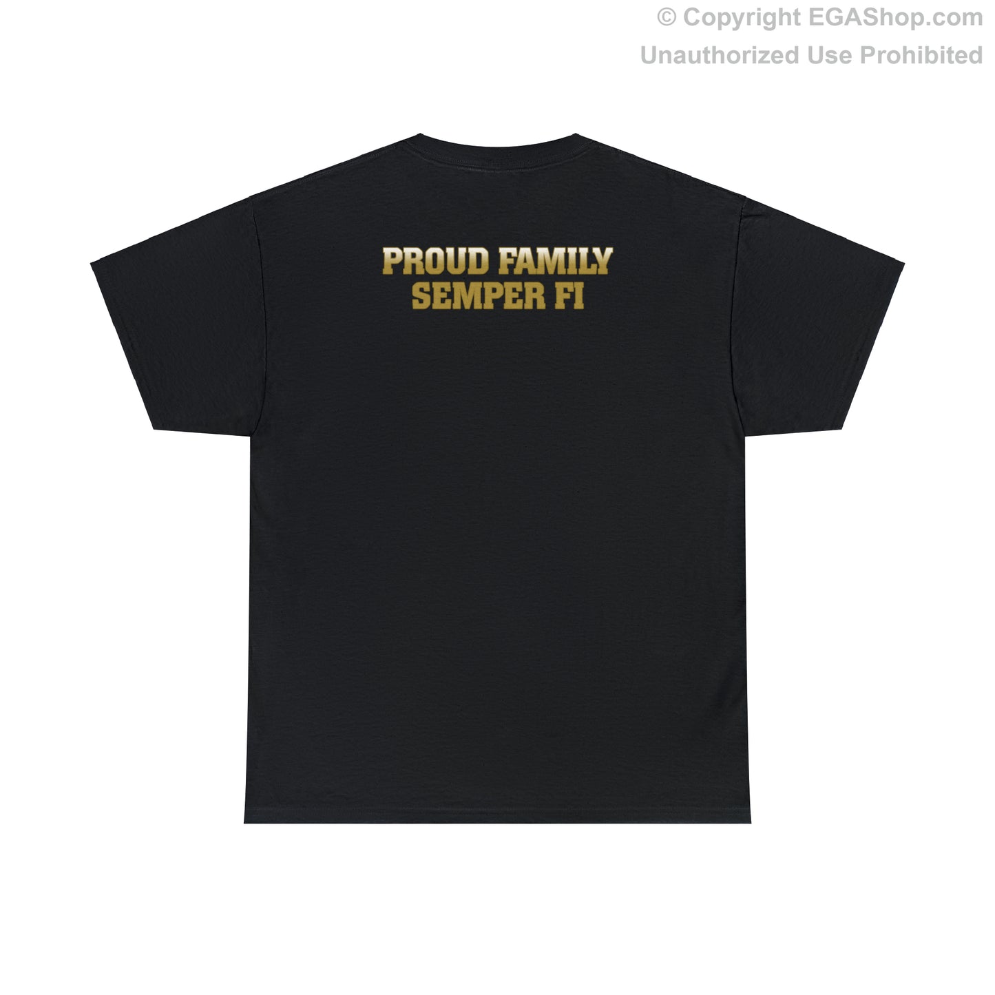 T-Shirt: Fox Co. MCRD Parris Island (EGA + Back Proud Family)