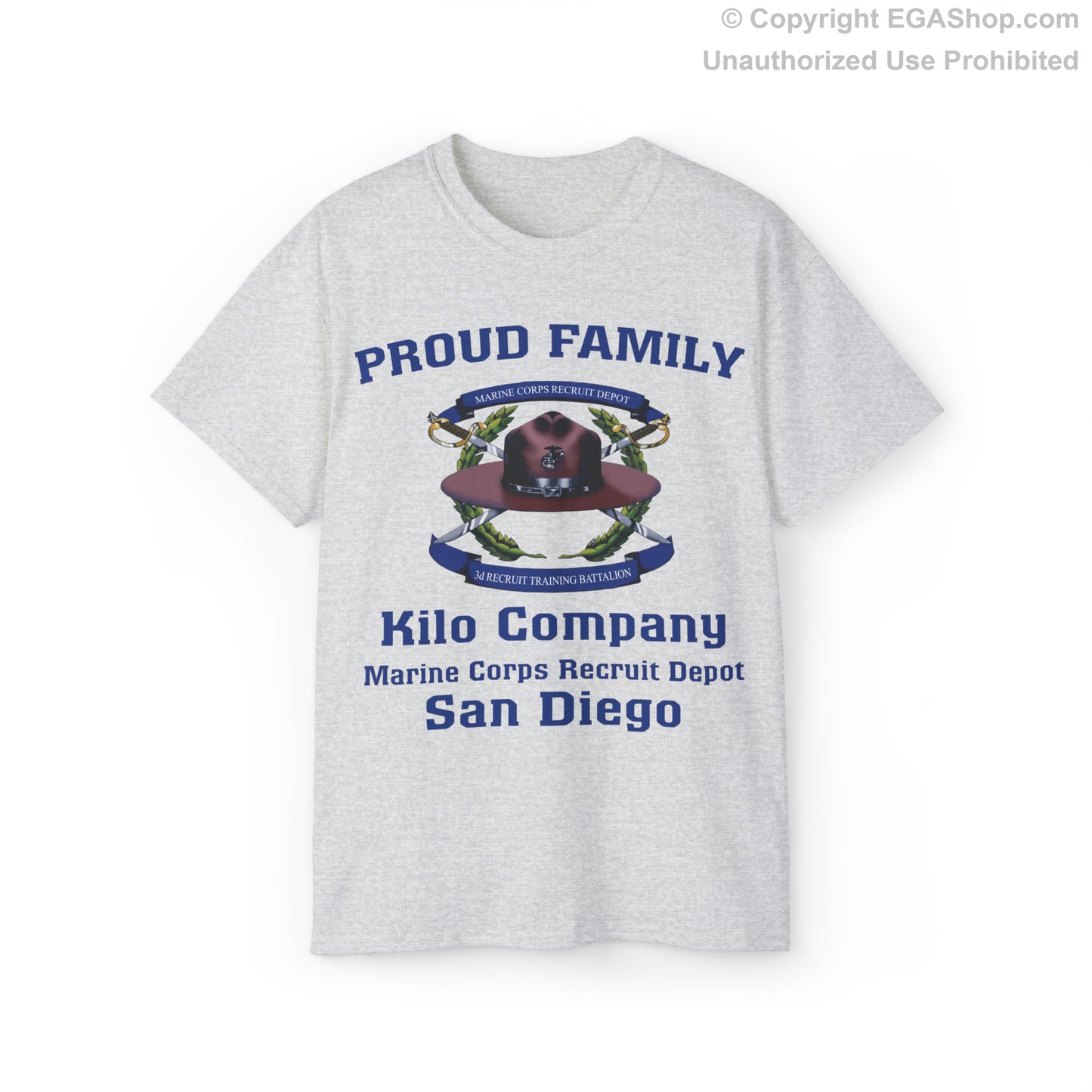 T-Shirt: Kilo Co. MCRD San Diego (3rd Battalion Crest)