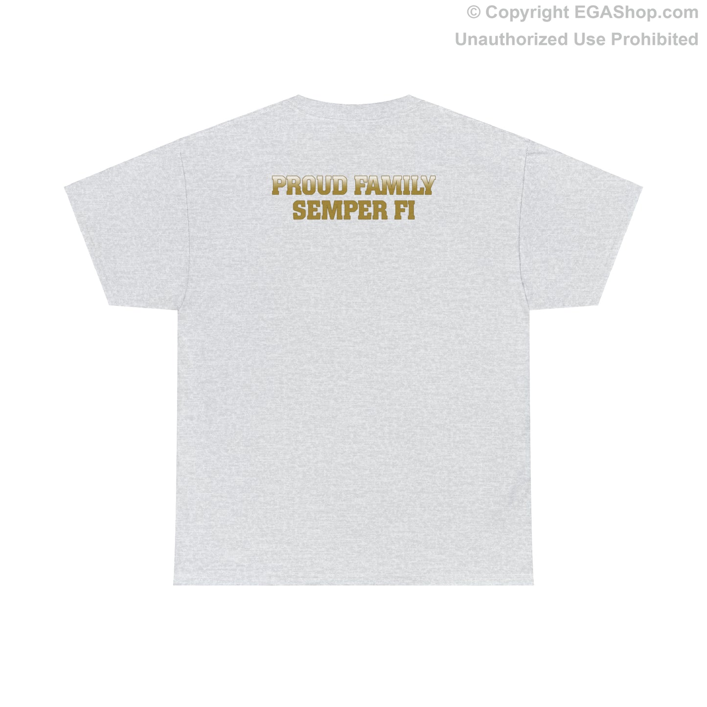 T-Shirt: Fox Co. MCRD Parris Island (EGA + Back Proud Family)
