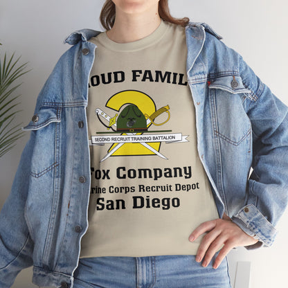 T-Shirt: Fox Co. MCRD San Diego (2nd Battalion Crest)