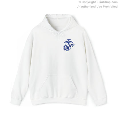 Hoodie: India Co. MCRD San Diego (3rd Battalion Crest on BACK)