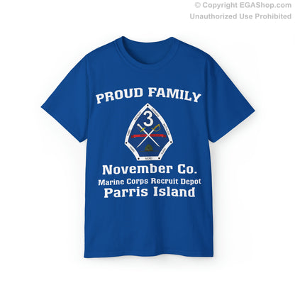 T-Shirt: November Co. MCRD Parris Island (3rd Battalion Crest)