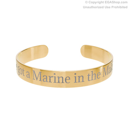 Marine in the Making Cuff Bracelet