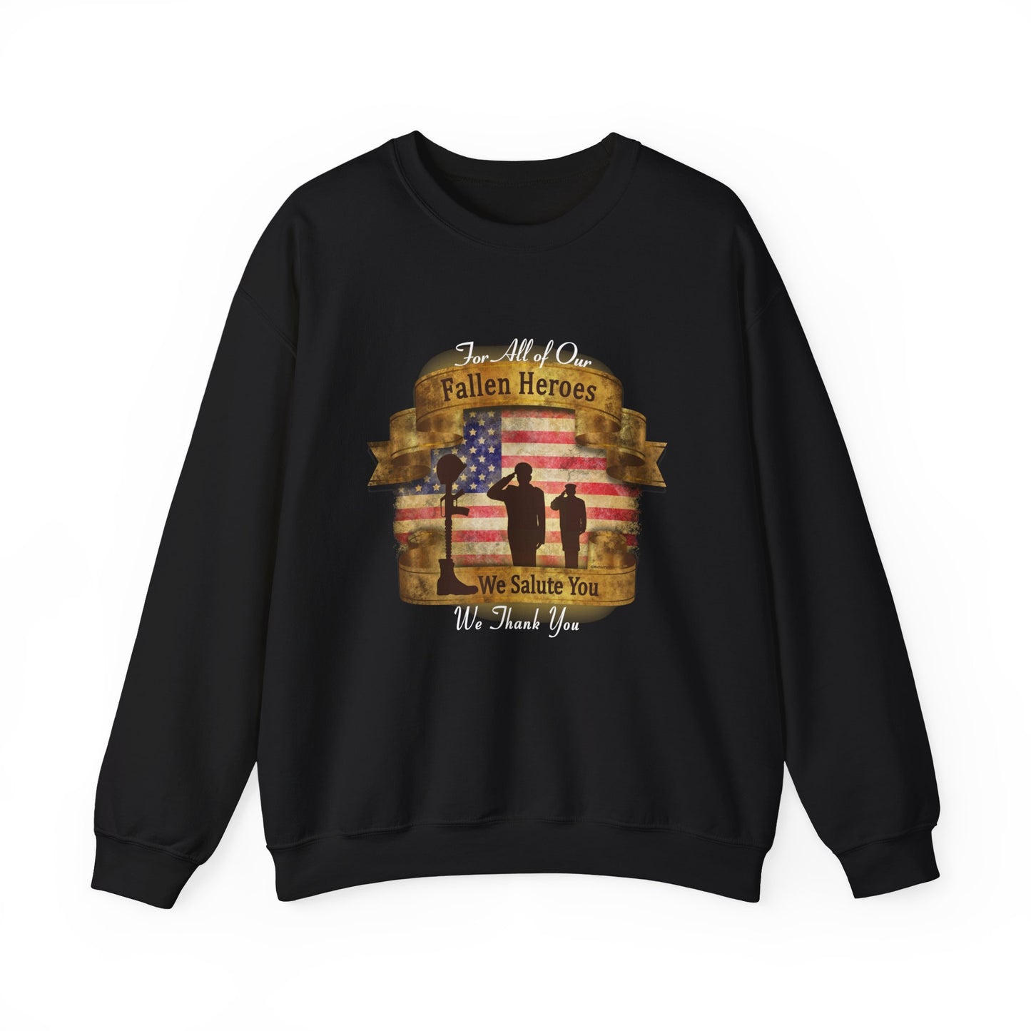 Fallen Heroes Salute Crewneck Sweatshirt