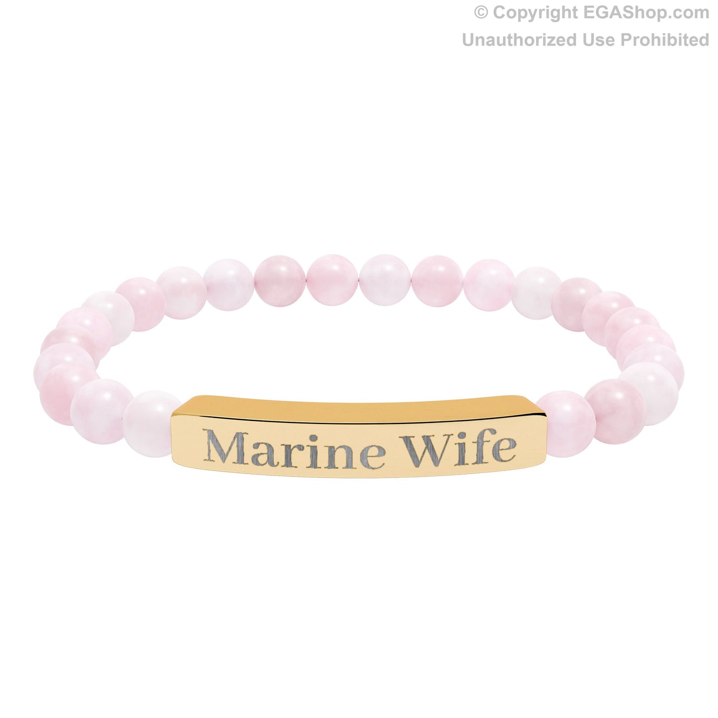 Marine Wife Natural Stone Bead Bracelet