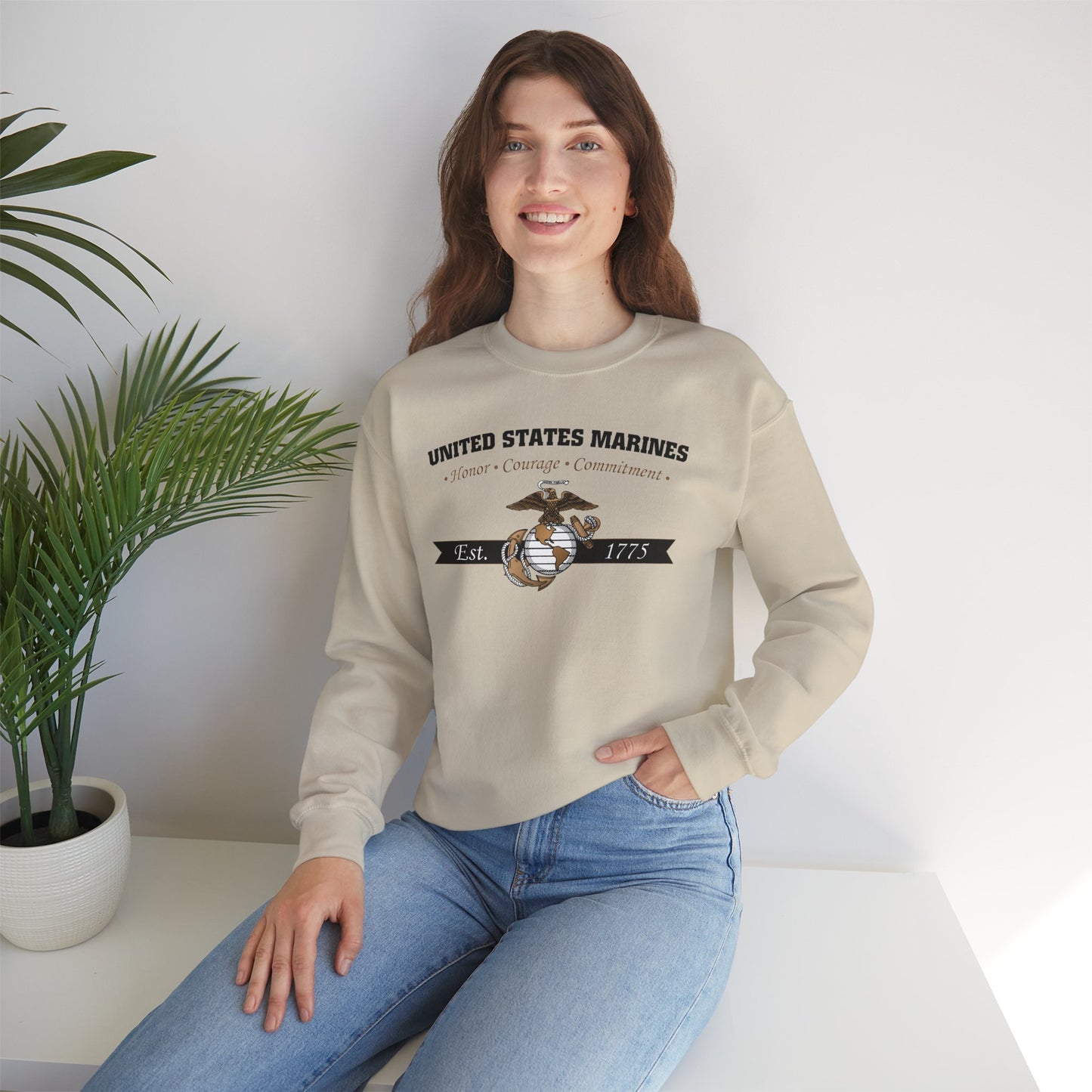 Sweatshirt: Honor, Courage, Commitment (Color Choices)