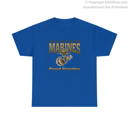 T-Shirt: United States Marines Proud Grandma