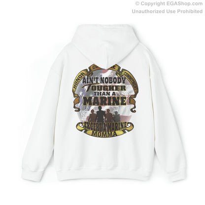 Hoodie: Nobody Tougher than a Marine Except a Marine Momma