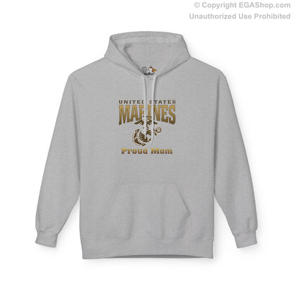 Hoodie Midweight Softstyle: United States Marines Proud Mom