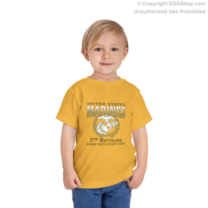 T-Shirt TODDLER: 2nd Recruit Battalion (Yellow or Gold)