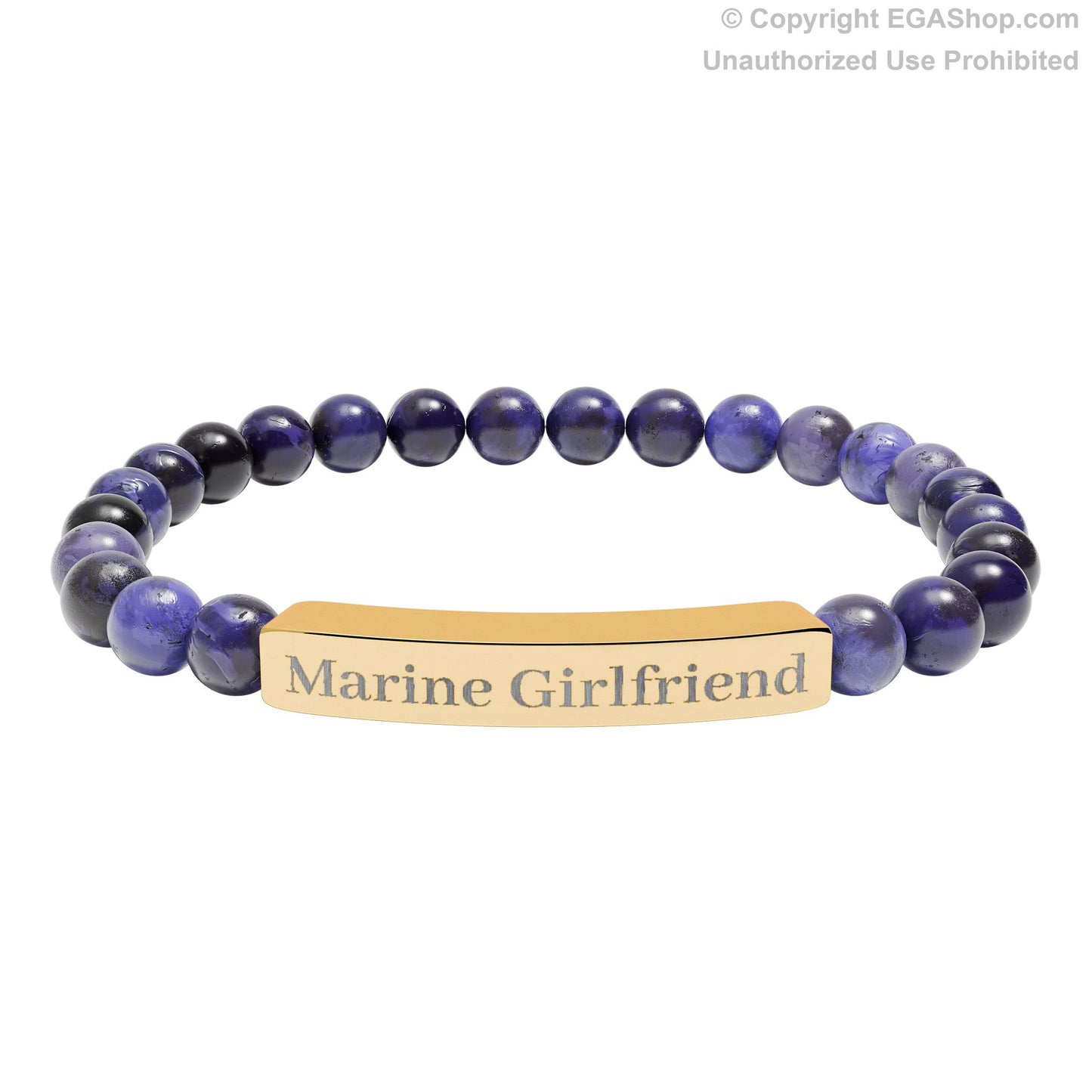 Marine Girlfriend Natural Stone Bead Bracelet