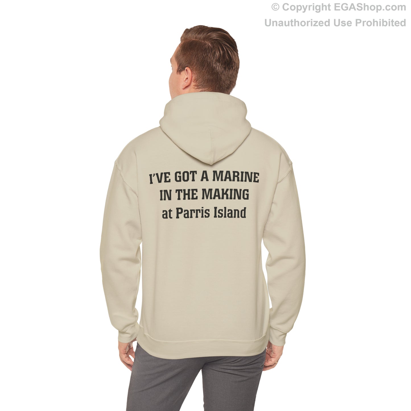 Hoodie: Marine in the Making, Parris Island (Battalion Color Choices)
