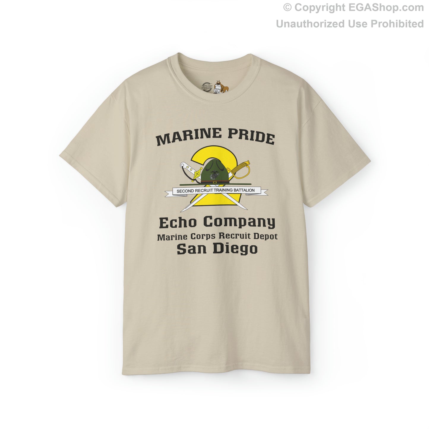 T-Shirt, Adult: 2nd Btn Echo San Diego