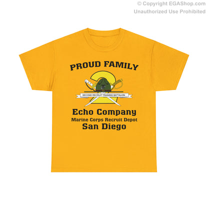 T-Shirt: Echo Co. MCRD San Diego (2nd Battalion Crest)