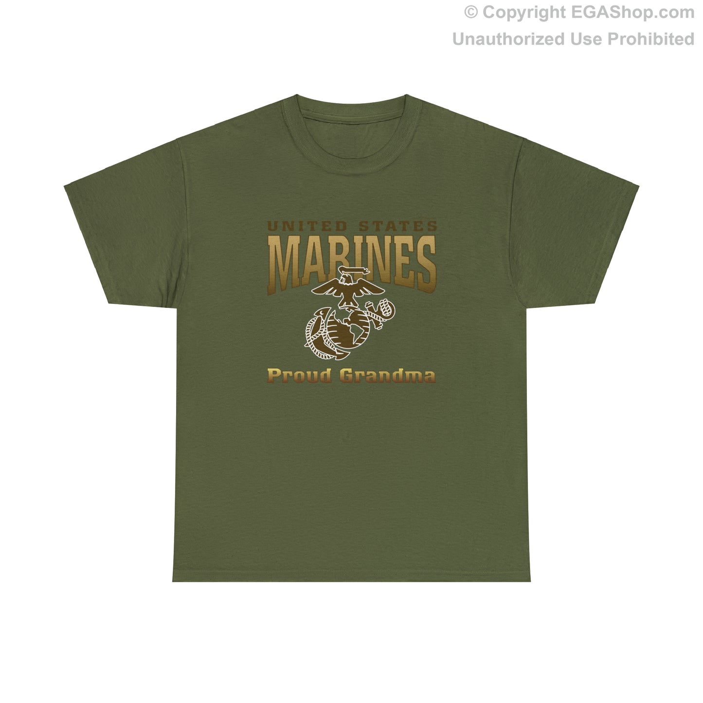 T-Shirt: United States Marines Proud Grandma